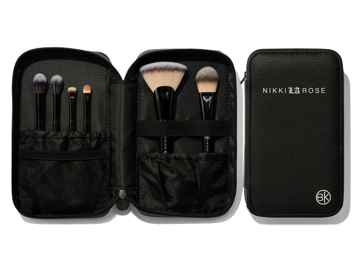 Nikki La Rose Travel Brush Set with Case